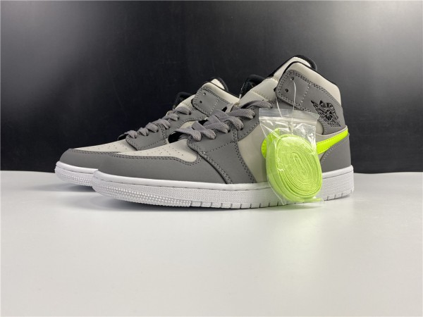 Jordan 1 Mid Gunsmoke Volt 554724-072