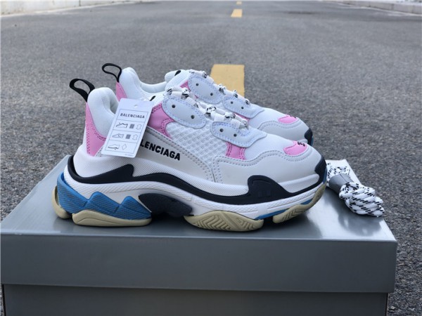 Balenciaga Triple S Sneaker WhiteBluePink 541624-W06E2-7352