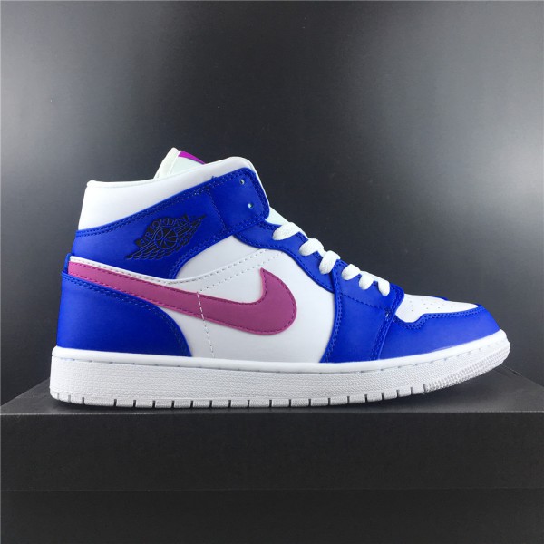 Air Jordan 1 Mid Hyper Royal Hyper Violet - 554724-451