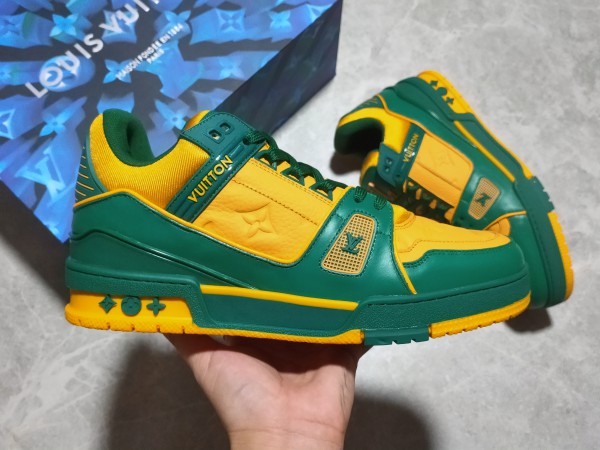 Louis Vuitton Trainer Green Yellow 1A8WFY