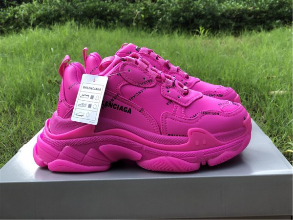 Balenciaga Triple S Letter Pulm Powder