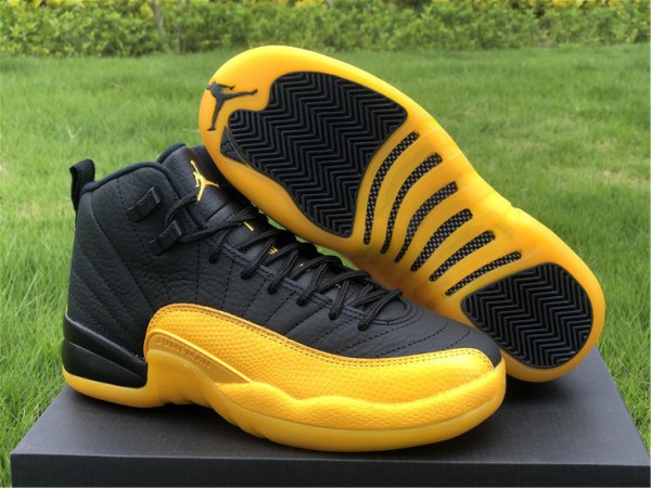 Air Jordan 12 Retro Black University Gold (GS) - 153265-070