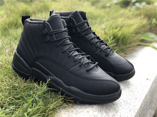 Air Jordan 12 Retro Winterized 'Triple Black'- BQ6851-001