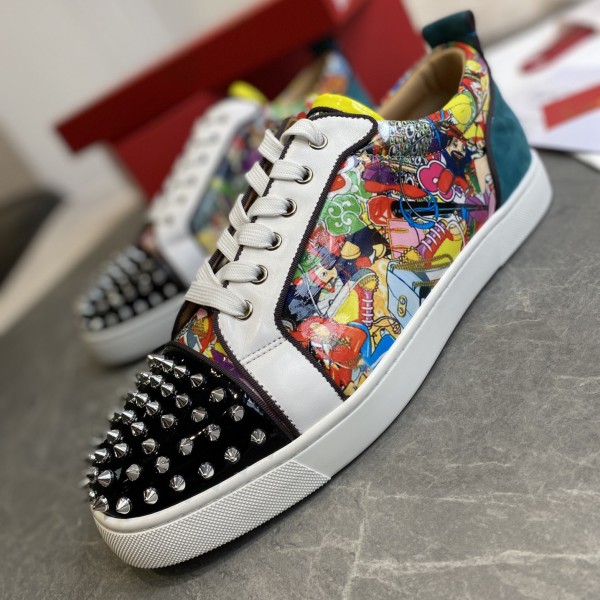 Christian Louboutin Louis Junior Spikes Sneakers CLLT-014