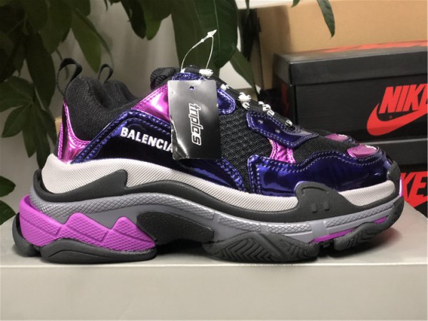 Balenciaga Triple S Bright Purplish Red 524039-W2FW1-1976
