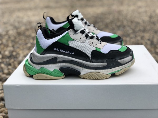 Balenciaga Triple S Sneaker White/Green/Black 516590-W09O6-9063