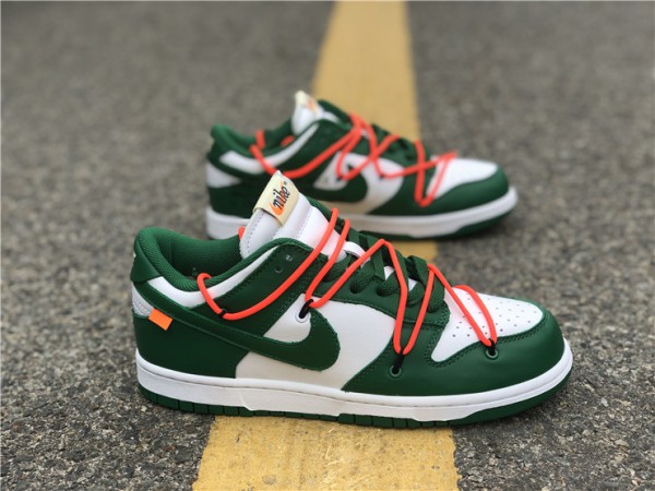 OFF-WHITE x Nike Dunk Low Pine Green CT0856-100