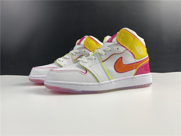 Air Jordan 1 Mid SE GS Edge Glow CV4611-100