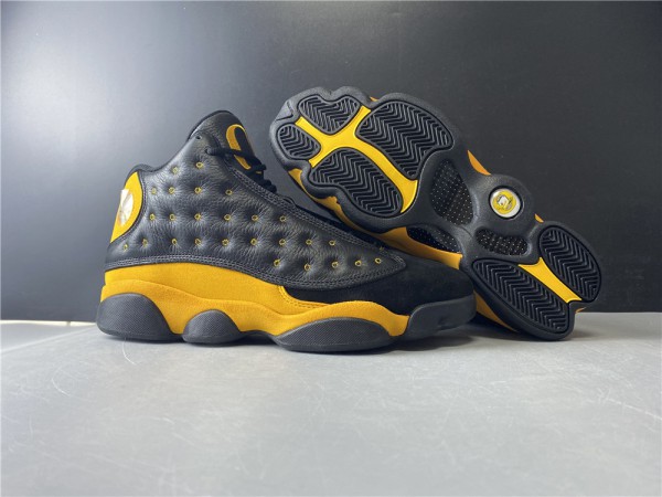 Air Jordan 13 Retro High Black Yellow -  AR4390-035