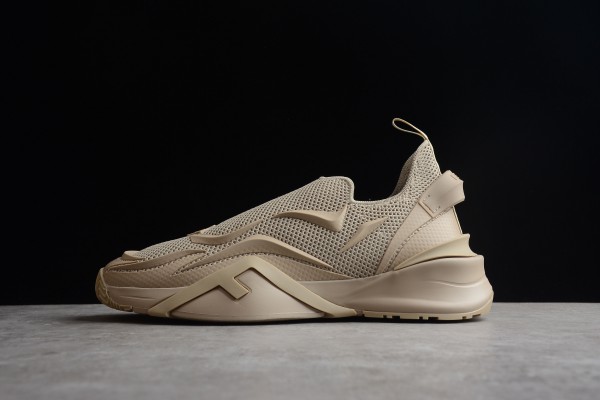 Fendi Flow Logo Engraved Low-Top Sneakers