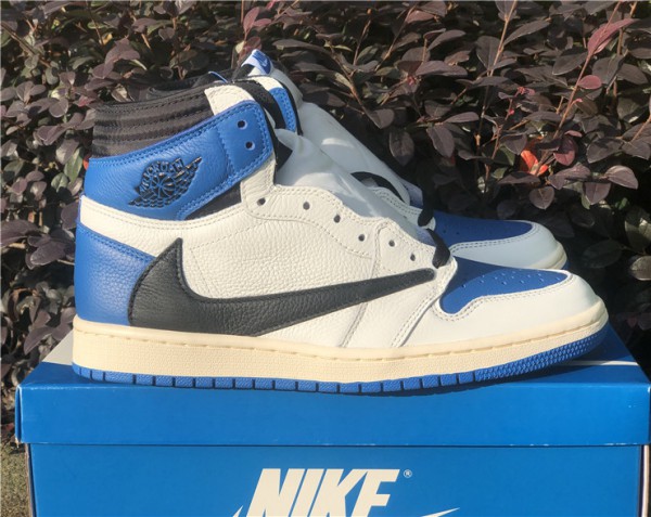 Travis Scott x Fragment x Air Jordan 1 High OG Military Blue DH3227-105