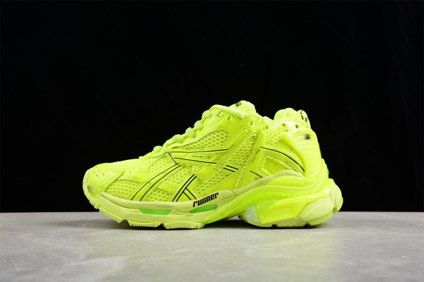 Balenciaga Runner Sneaker Neon Yellow