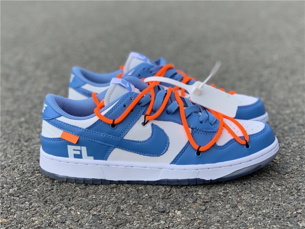 Off-White x Futura x Dunk Low SB 'UNC' DD0856 403