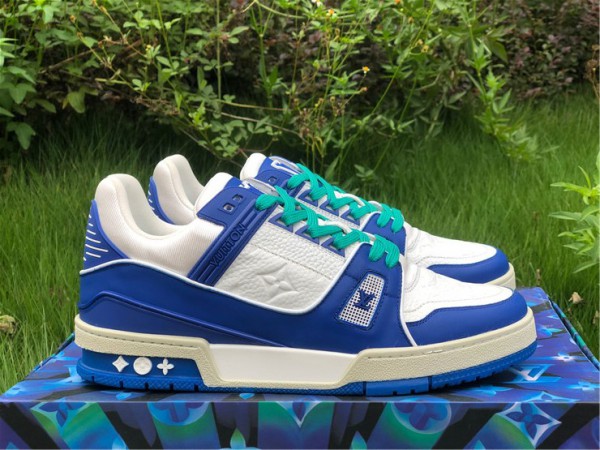 Louis Vuitton LV Trainer Blue 1A5PYF 7