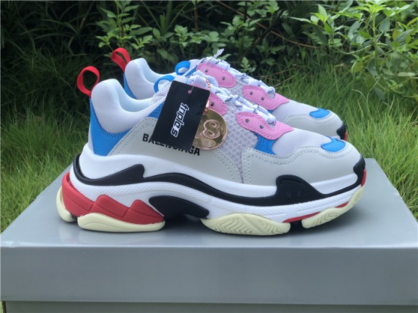 Balenciaga Triple S Sneaker Grey/Pink/Blue 584088-W06E2-1150