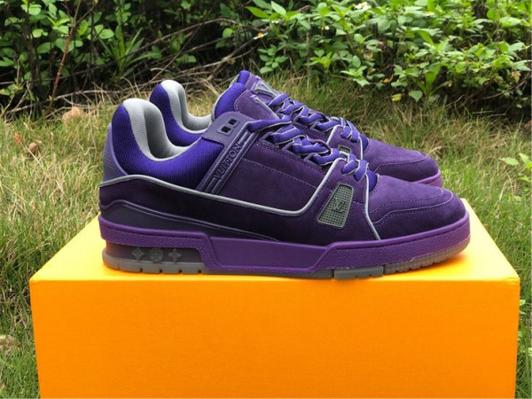 Louis Vuitton Trainers Purple VL-0159