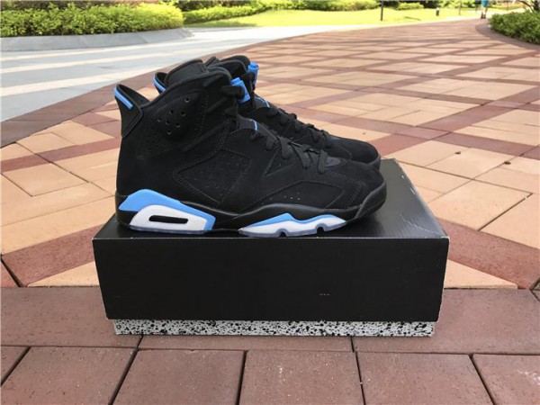 Air Jordan 6 Retro "UNC" Black University Blue 384664-006