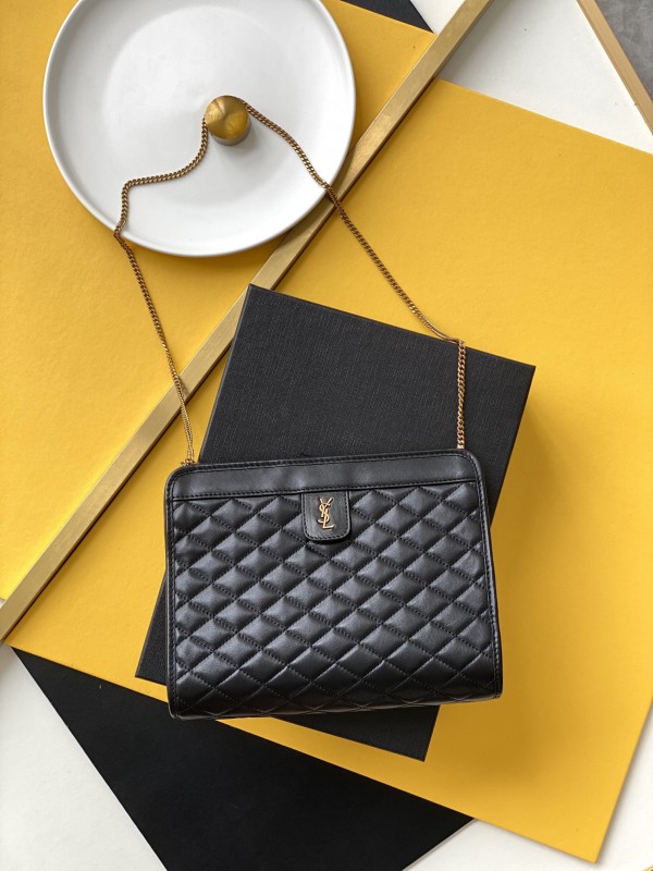 YSL Victoire Baby Clutch In Leather
