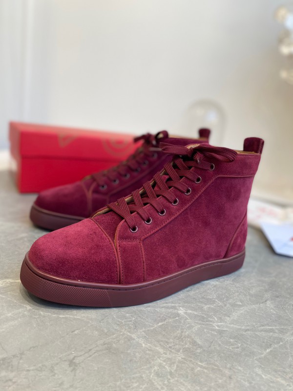 Christian Louboutin Louis - High Top Sneaker White CLHT-051