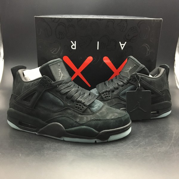 KAWS x Air Jordan 4 Retro "Black" 930155-001 