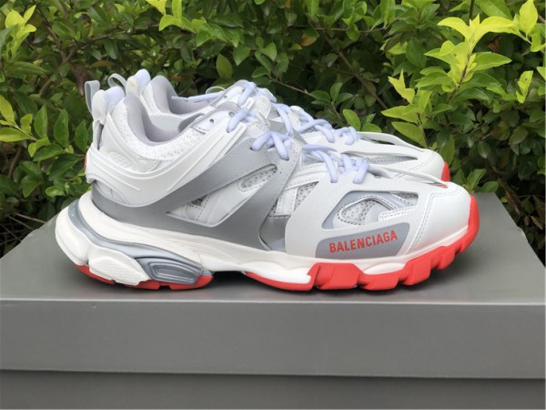 Balenciaga Track Sneaker White/Red/Grey 