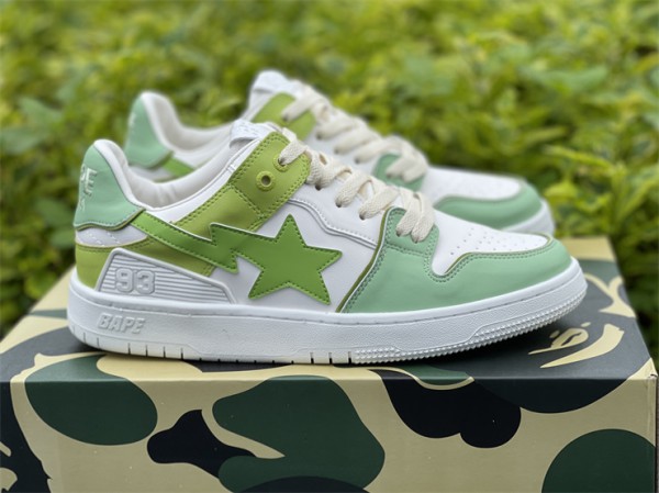 A Bathing Ape Bape Sta Green White