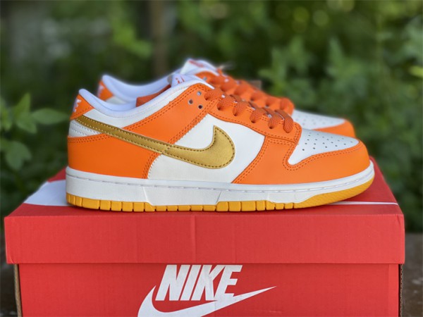 Nike SB Dunk Low Orange Blaze Gold White CU1726-002