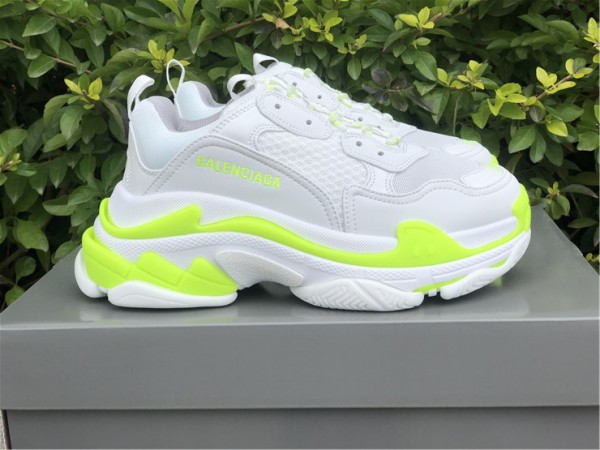 Balenciaga Triple S White/Fluorescent Green 536737-W0901-9088