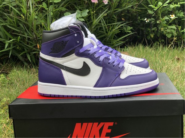 Air Jordan 1 Retro High Court Purple White 555088-500