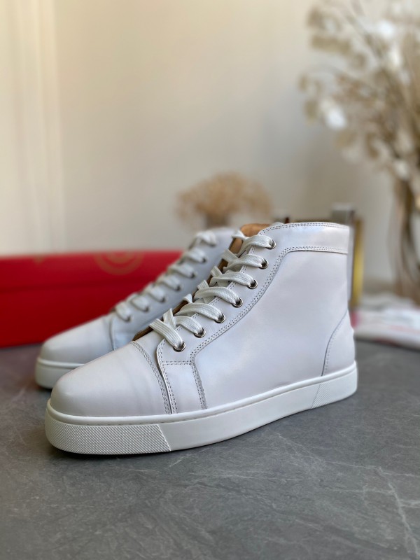 Christian Louboutin Louis - High Top Sneaker White CLHT-052