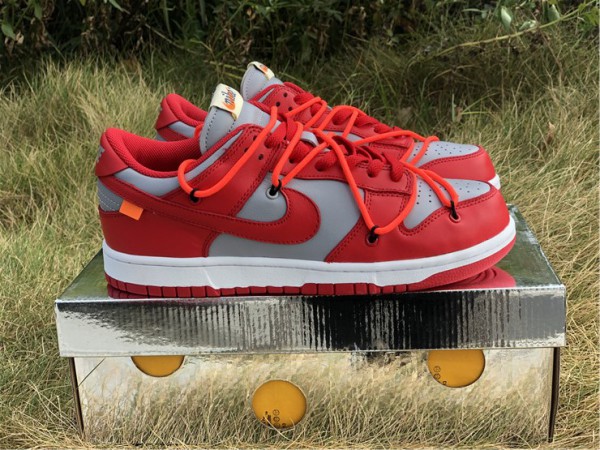 Off-White x Dunk Low 'University Red' CT0856-600