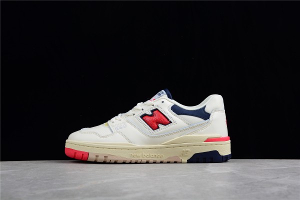 New Balance 550 Aime Leon Dore White Navy Red