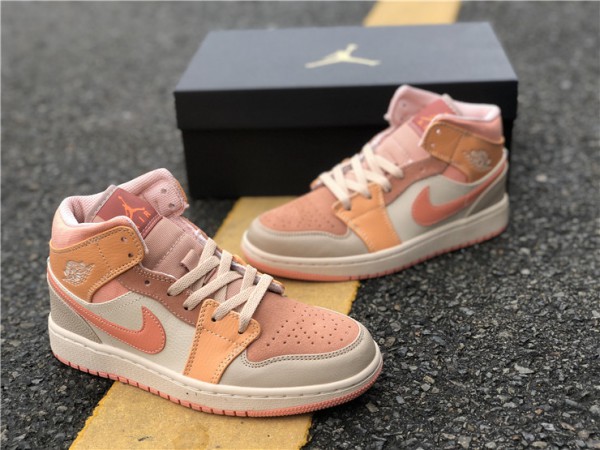 Air Jordan 1 Mid Apricot Orange (W) - DH4270-800