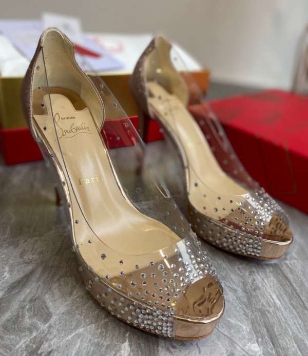 Christian Louboutin Rhinestone Inner Water Table Series Symphony rear surround