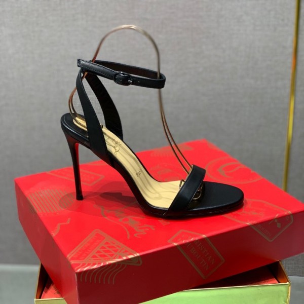 Christian Louboutin strappy sandals black