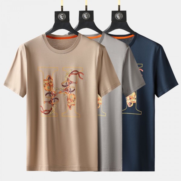 Hermes Printed T-shirt HM003