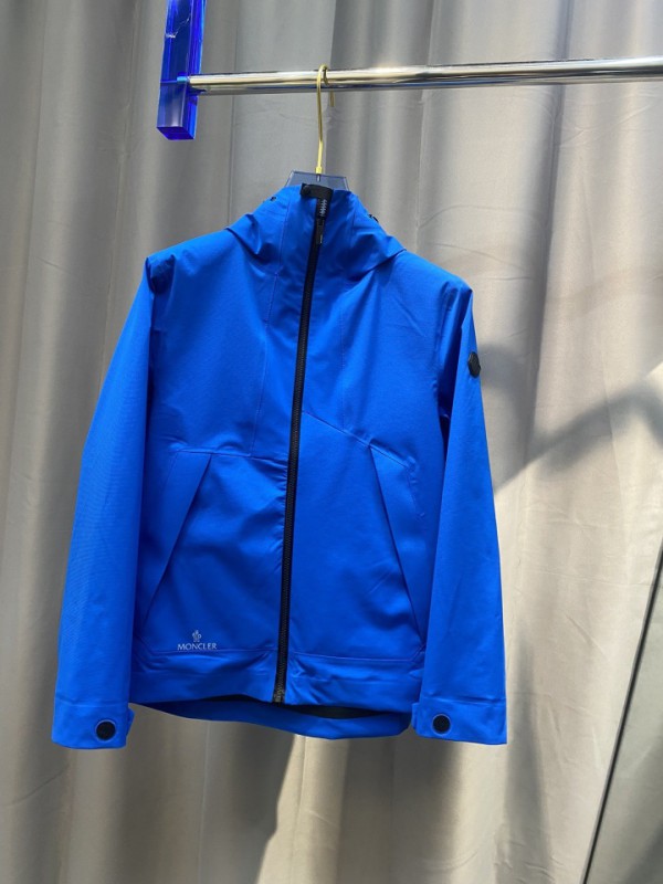 Moncler Hooded Jacket Blue