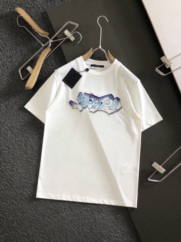 Louis Vuitton Short Sleeve T-shirt White/Black