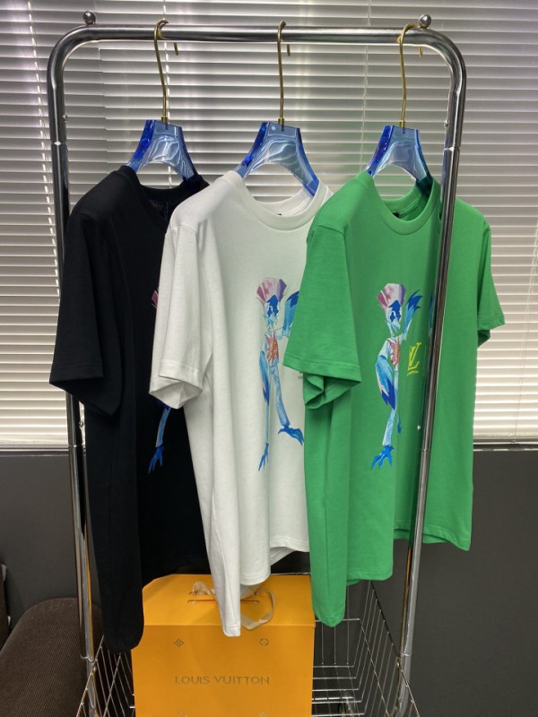 Louis Vuitton donkey brand printing round neck T-shirt