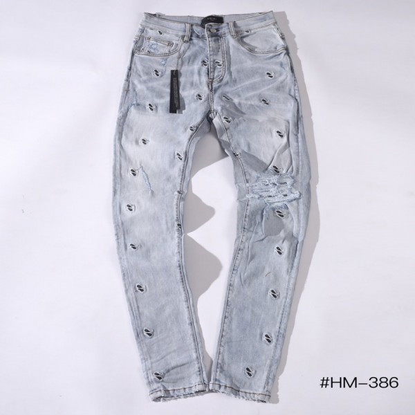 Amiri Wax Denim Jeans