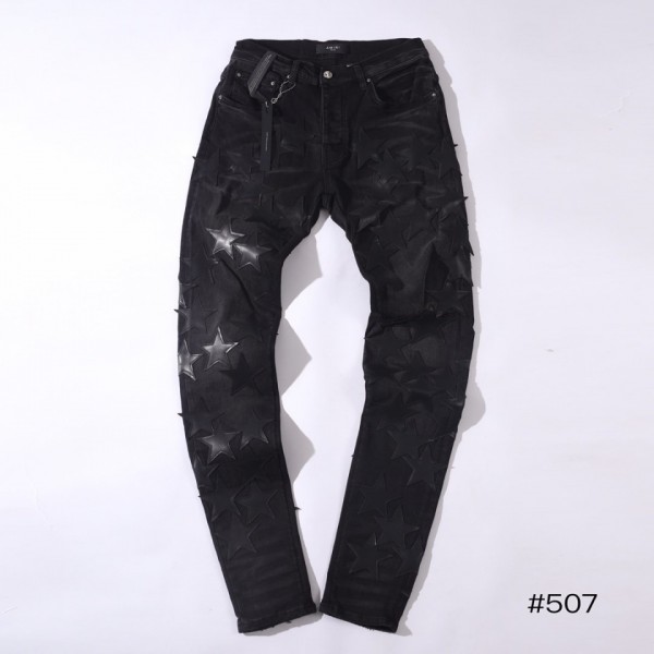Amiri Black Jeans - Star Logo