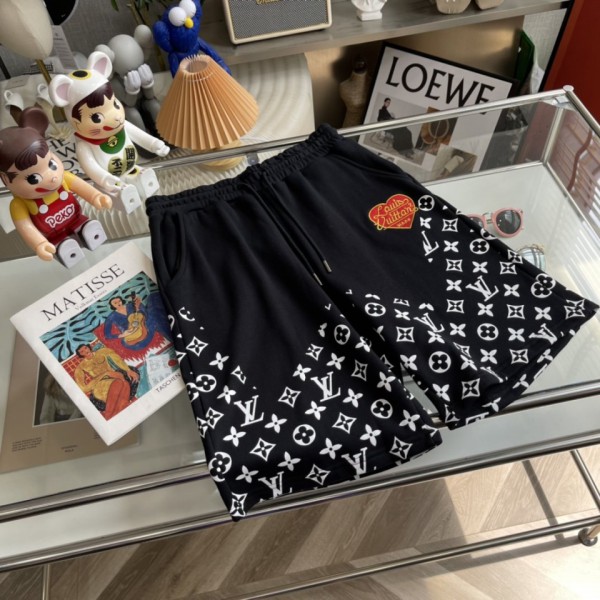 Louis Vuitton Shorts Black/Gray