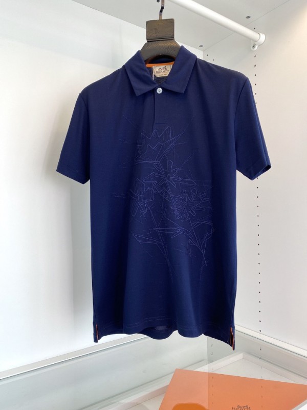 Hermes Short POLO Sleeve T-shirts