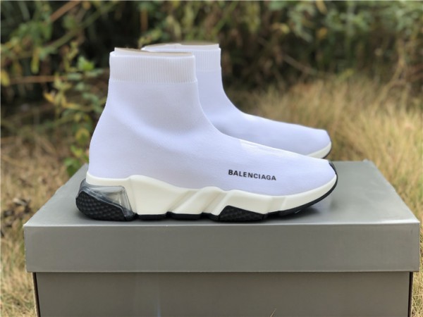 Balenciaga Speed Clear Sole White Sneaker 517319-W07U0-1005