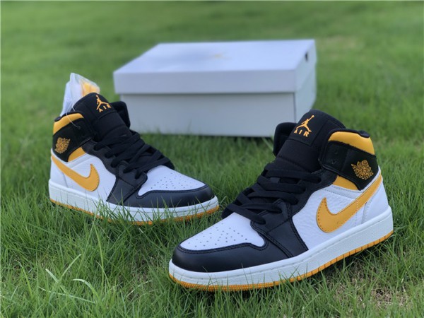 Air Jordan 1 Mid Laser Orange Black (W) - CV5276 107