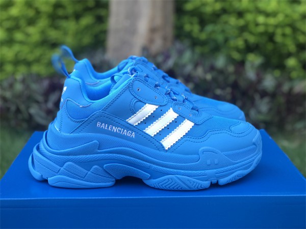 Adidas x Balenciaga Triple S Blue