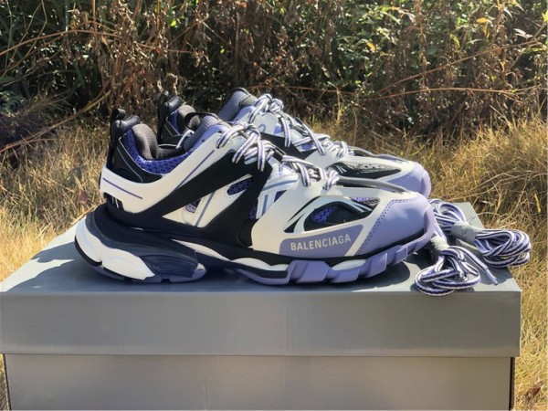 Balenciaga Track Sneaker White/Black/Purple 542023-W1GB1-8322