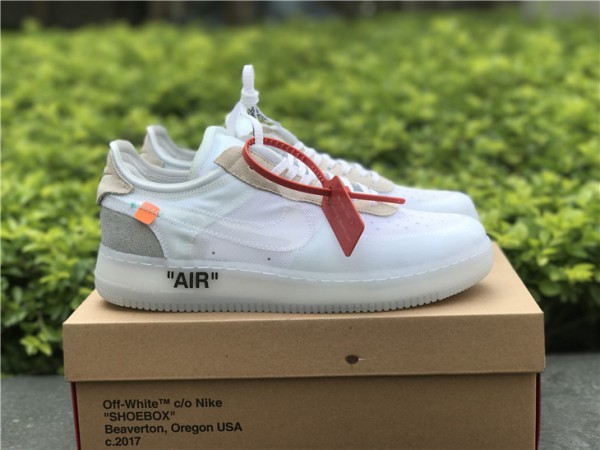 OFF-WHITE x Nike Air Force 1 Low White AO4606-100