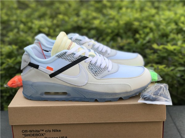 OFF-WHITE X Nike Air Max 90 White AA7293-100