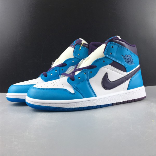 Air Jordan 1 Mid "Hornets " 554724-415